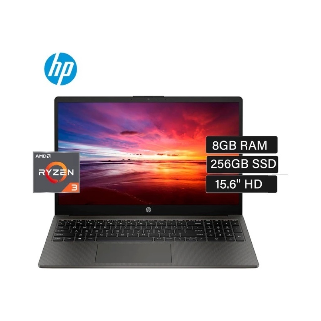 NOTEBOOK HP 15.6 255G10 RYZEN 3 7330U 8GB 256GB