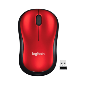 MOUSE LOGITECH M185 WIRELESS ROJO