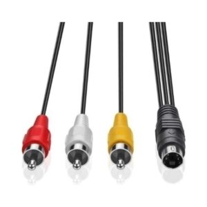 ADAPTADOR CABLE S-VIDEO 4 PIN A RCA