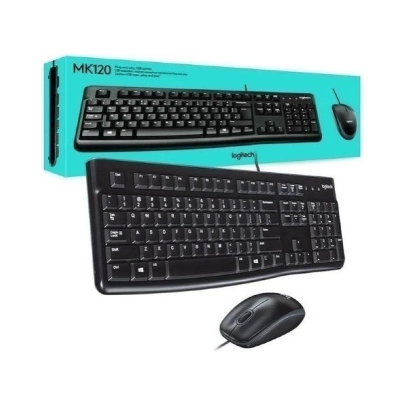 TECLADO MOUSE LOGITECH MK120 USB