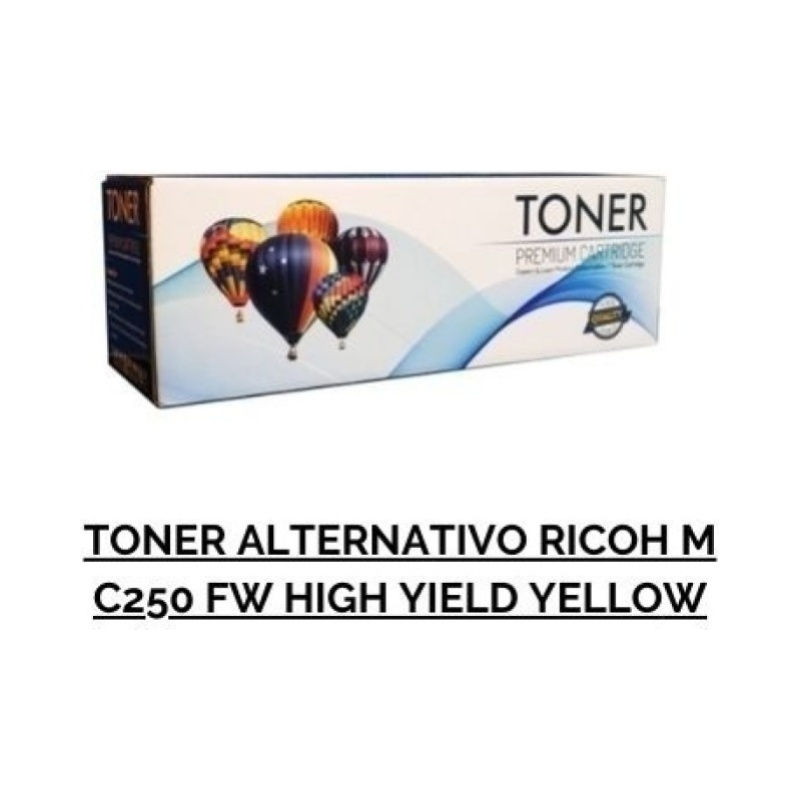 TONER ALTERNATIVO RICOH M C250 FW HIGH YIELD YELLO