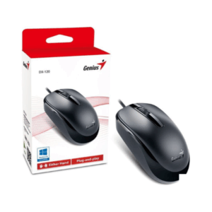 MOUSE GENIUS DX-120 USB NEGRO/ROJO