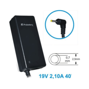 CARGADOR P/NB ASUS 19V 40W PROBATTERY EEEPC