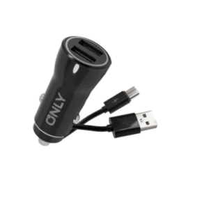 CARGADOR 12V ONLY A 1 USB + CABLE MIC USB