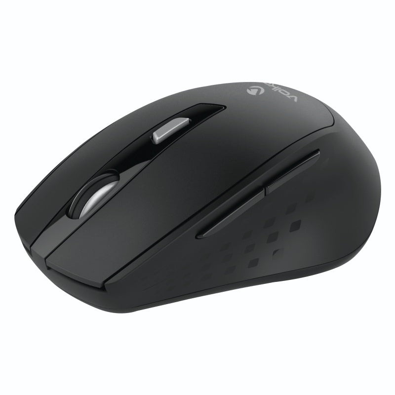 MOUSE VOLKANO CHROME SER.WIRELESS NEGR VK-20234-BK