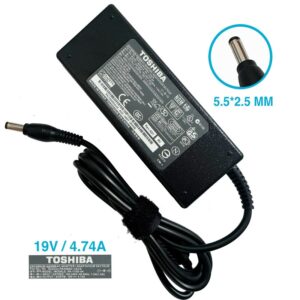 CARGADOR P/NB TOSHIBA 19V 4.74A 90W 5.5X2.5 ORIG