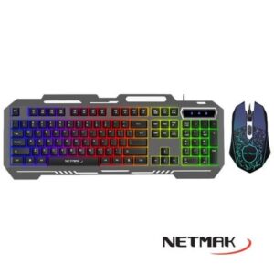 TECLADO NETMAK NM-408 GAMER RETROILUMINADO