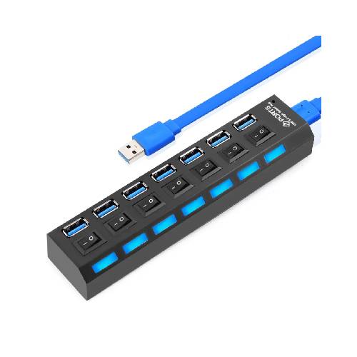 HUB USB 3.0 7P INTERRUPTOR HIGH VELOC.