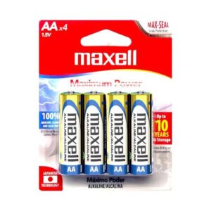 PILA ALCALINA AA MAXELL X4 1.5V (AA-4BP)