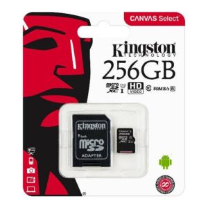 SECURE DIGITAL 256GB KINGSTON MIC SD+AD SD CANVAS