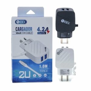 CARGADOR USB TIPO C v8 IBEK IB-260
