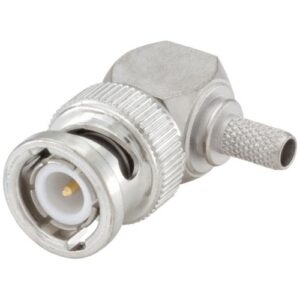 CONECTOR BNC MACHO ACODADO COMERCIAL