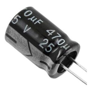 CAPACITOR 470MF 25V -40-105°
