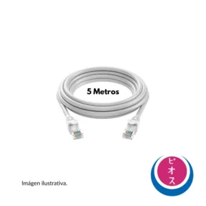 PATCH CORD RJ45 05 MTS CAT5E C/CAP INT