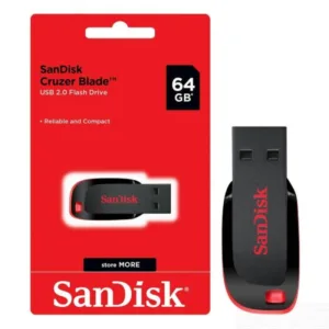 USB DATA TRAVEL 64 GB SANDISK 2.0 CRUZER BLADE NEG